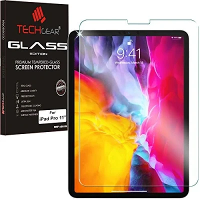 Immagine di TECHGEAR Vetro Antiriflesso per iPad PRO 11&quot; 2022/2021 / 2020 Autentica Pellicola Protettiva Opaca Temperato [Durezza 9H] [Resistente ai Graffi] 11 Air 5, 4