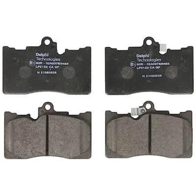 Immagine di DELPHI LP2122 Kit pastiglie freno con segnalatore acustico usura senza lamierino anticigolío accessori LEXUS: IS 2, 3, GS IV