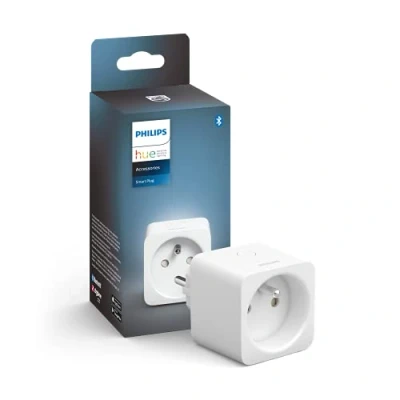 Immagine di Philips Hue Smart Plug, presa intelligente, controllo tramite Bluetooth, Compatibile con Alexa, Google Home E Apple HomeKit, Attacco Type
