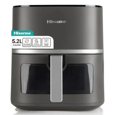 Immagine di Hisense HAF1600D 10 programmi automatici, temperatura 40 200C, 5,2L, potenza massima 1600W, display LED e comandi touch, finestra