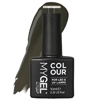Immagine di MyGel by MYLEE Smalto Gel Semipermanente 10 ml [Deep Olive ] UV/LED Nail Art Manicure Pedicure per Uso Professionale e Domestico Lunga Durata Facile da Applicare