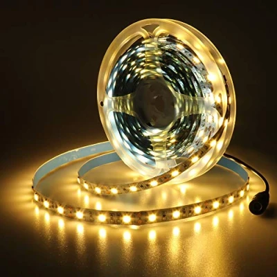 Immagine di JOYLIT striscia led Bianco caldo 3000 3500K SMD5050 300 LEDs IP20 Non impermeabile 5 metri DC 12V di altezza per decorazione armadio da cucina, camera letto