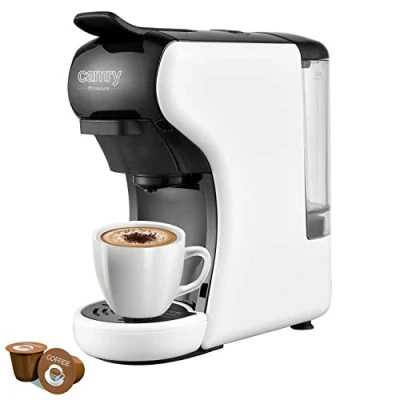 Immagine di CAMRY Adler CR 4414 Multi capsula espresso macchina, Nero E Bianco