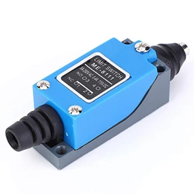 Immagine di Finecorsa, ME 8111 Interruttore A leva con rullo leggero regolabile 250 V CA 0,4 50 60 115 CC 10 x 2,8 2,5 cm, microinterruttore