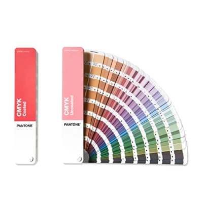 Immagine di Pantone Insieme della guida del colore di CMYK, GP5101C, rivestito e non