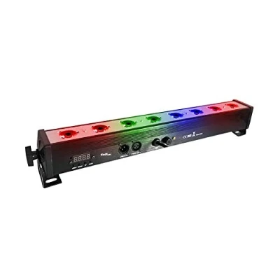 Immagine di SENLAN LED par bar muro lavare fase luce con 8pcsx3W RGB 3 in 1 condotto e piena di casa 7 modi DMX512 per discoteca/partito/teatro (RGB)