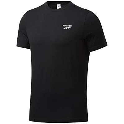 Immagine di Reebok CL F Small Vector Tee, Maglietta Unisex Adulto, Nero, XS