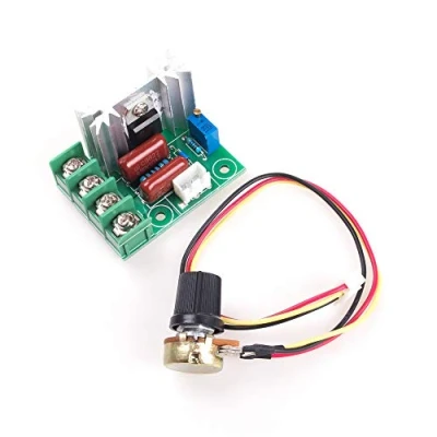 Immagine di ANGEEK 2000W AC 50 220V 25A Regolatore di velocità SCR tensione motore regolabile Dimmer LED Termostato