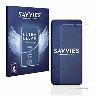 Immagine di savvies (6 Pezzi Pellicola Protettiva per Samsung Galaxy S22 5G Protezione Schermo Trasparente