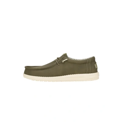 Immagine di Heydude Wally Classic Scarpe da barca, Uomo, Taglia: 40, Olive Sintetico / tessuto