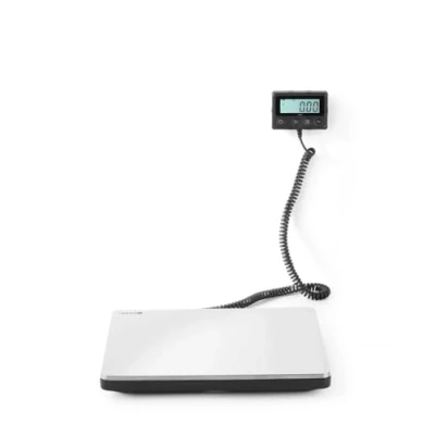 Immagine di HENDI Bilancia da cucina digitale, display digitale LCD, alta precisione, max 200 kg, 2 batterie AAA 1,5 V incluse, 298x248x(h)37 mm, acciaio inox