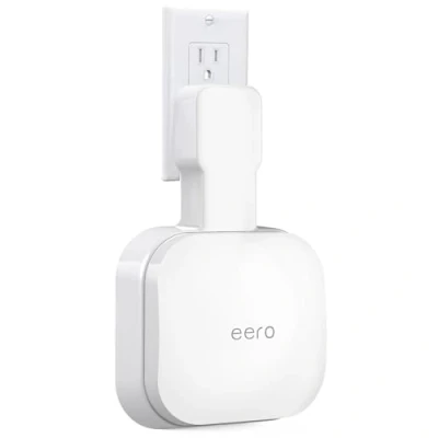 Immagine di supporto da parete per eero Pro 6e/Pro 6, senza fili disordinati, salvaspazio, staffa di compatibile con 6 Mesh Wi Fi System Extender Router (confezione 1)