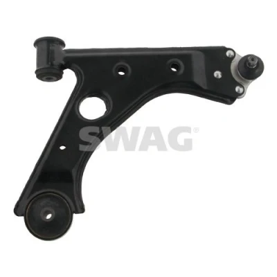 Immagine di SWAG 40 92 8649 Braccio oscillante, Sospensione ruota con supporto/cuscinetto Assale anteriore Dx trasversale oscillante Lamiera d&#039;acciaio