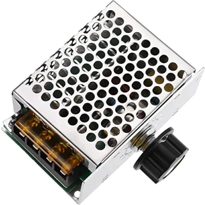 Immagine di AC 220V 4000W alta potenza SCR elettronico di tensione governatore dimmer regolatore velocità termostato