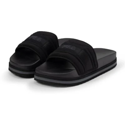 Immagine di Fila Morro Bay Zeppa Lounge Slipper Wmn, Slides Donna, Nero, 40 EU