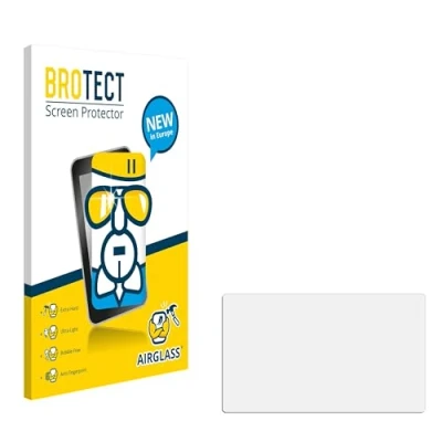 Immagine di brotect Pellicola Protettiva Vetro per Renault Clio IV 2012 2018 R Link Protezione Schermo [Durezza Estrema 9H, Chiaro]