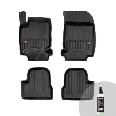 Immagine di FROGUM ProLine 3D Set Esclusivo di tappetini auto per Opel Corsa F dal 2019, Peugeot 208 II 2019 Materiale TPE durevole Bordini più alti