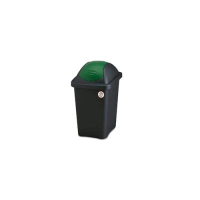Immagine di Stefanplast Basculina Multipat, Polipropilene, Nero/Verde, 30lt