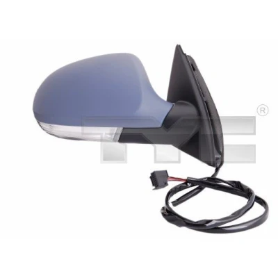 Immagine di Specchio retrovisore esterno Tyc 337 0135 Dx con la prima mano per regolazione elettrica specchio, convesso, termico VOLKSWAGEN: Passat B6 Variant