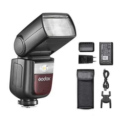 Immagine di GODOX V860III N Wireless i TTL Speedlite Trasmettitore/ricevitore Fotocamera Flash Manuale/Auto GN60 1/8000s HSS Sistema X 2.4G integrato Luce pilota di ricambio per Nikon