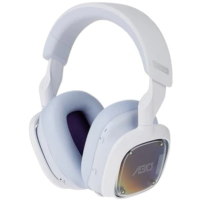 Immagine di Logitech G Astro A30 LIGHTSPEED Cuffie Gaming Wireless, Bluetooth, Dolby Atmos, Braccio Rimovibile, Batteria da 27 ore, USBC, per PS5, PS4, Xbox, Nintendo Switch, PC, Android Bianco