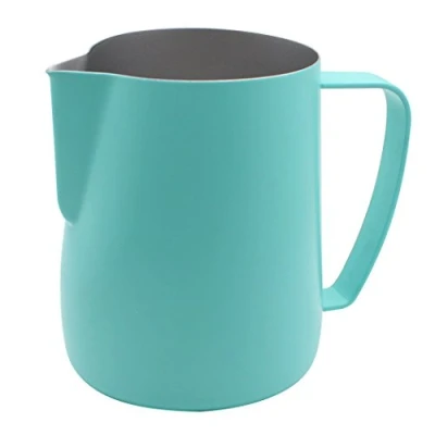 Immagine di Dianoo Pitcher Jug Etuve Frothing Acciaio Inox Adatto per caffè, latte e schiumare il 600 ML Blu