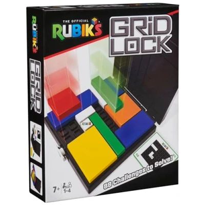 Immagine di gioco Rubik&#039;s Cube Gridlock, di risoluzione problemi ispirato al classico giocattolo tattile e rompicapo, per adulti bambini dai 7 anni in su