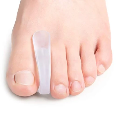 Immagine di Bukihome Separatore dita piede, 8 Pezzi Tutore Alluce Valgo Correttore, Correttore Borsite Silicone, Sollievo Piedi Pressione Dolore