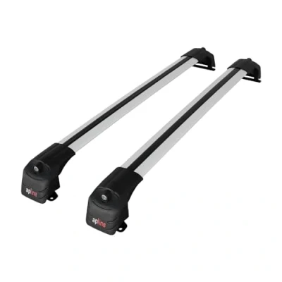 Immagine di apline Compatibile con Honda CR V 2 2002 2006 ACE Barre Tetto Portapacchi Auto Portatutto Grigo Alluminio