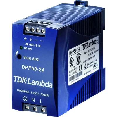 Immagine di TDK Lambda DPP50 48 Alimentatore per guida DIN V/DC 1.05 A 50 W Num. uscite:1 x Contenuto 1 pz.