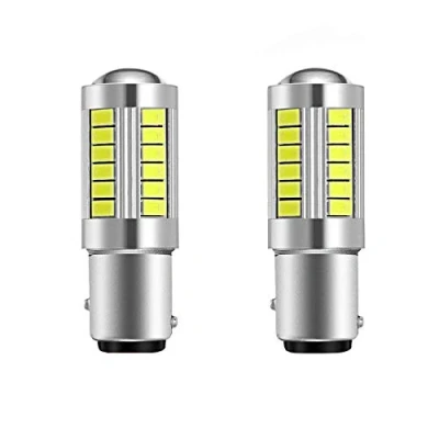 Immagine di MSCHENZW Super LED 1157 P21/5W BAY15D lampadine con chipset 33SMD 5730 per freno, turn, parcheggio, retromarcia e backup, (2)