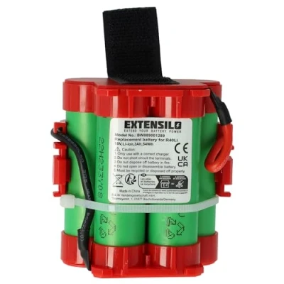 Immagine di EXTENSILO batteria compatibile con McCulloch ROB R600 2019, R800 2017, 2018 tagliaerba, robot tagliaerba (3000mAh, 18V, Li Ion)
