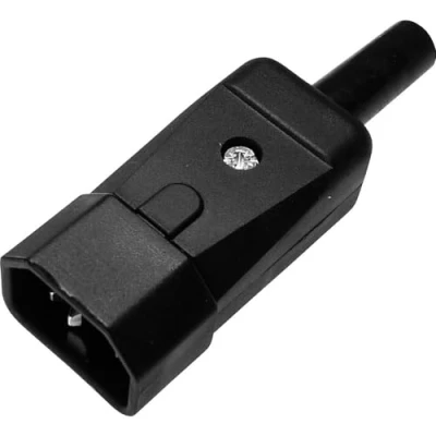 Immagine di Kaiser 749/sw Connettore IEC 749 Spina dritta Tot poli: 2 + PE 10 A Nero 1 pz.