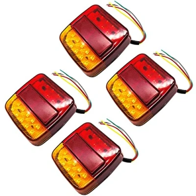 Immagine di Fanalino posteriore per caravan, Caravan camion rimorchio Lemonbest 12V 26 fanale a LED camion, rimorchio, furgone (Pack of 4X)