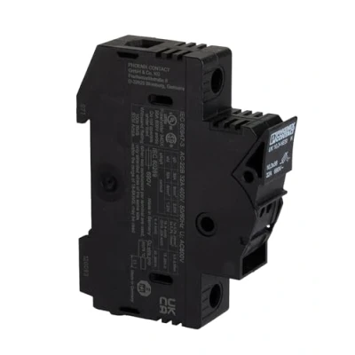 Immagine di Phoenix Contact UK 10,3 HESI N 3048386 Morsetto componibile portafusibili Numero Poli (num): 2 1.5 mm² 16 Nero 10 pz.