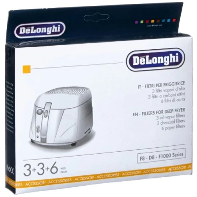 Immagine di delonghi 5525101500 filtro del grasso friggitrice kit F881 F885V 3 active carbons
