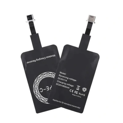 Immagine di ASHATA Qi Wireless Adapter Modulo di Ricarica del Ricevitore per Telefono Android Type C (per C)