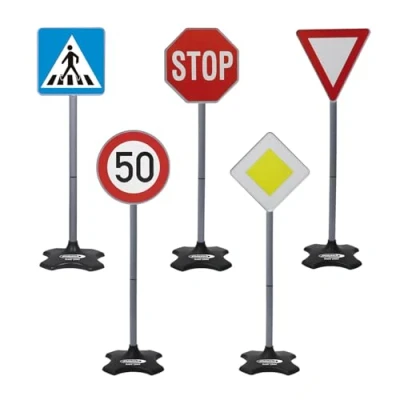Immagine di Jamara Traffic Grand a Set con 5 Diversi Segnali Stradali, Multicolore, 460257