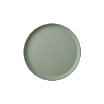 Immagine di Mepal Piatto Piano Silueta Lavabile in lavastoviglie e microonde Piatti di plastica da Cena Servizio 26 cm Nordic Sage