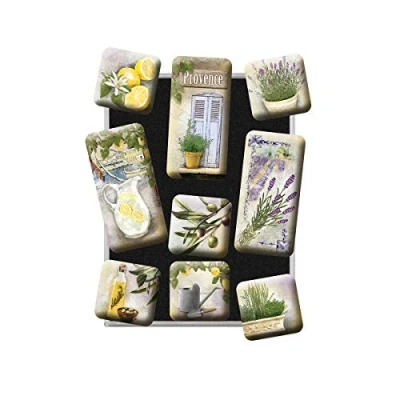 Immagine di Nostalgic Art 40361138306 Magneti, Acciaio, Multicolore, 9x2x7, 9 unità