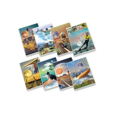 Immagine di Pigna, Maxi Quaderno Dream Sport, f.to A4 21x29,7 cm., pagine 80 + risguardo, carta g/m², interno 1R, Righe per Medie e Superiori, Copertine Assortite, 10 pezzi