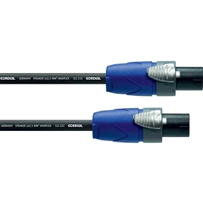 Immagine di Cordial Altoparlante Cavo [1x Spina SPK 1x SPK] 2 x 2.5 mm² 10.00 m Nero