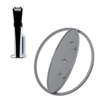 Immagine di Tolesum Supporto Verticale per Console PS5/PS5 Pro e PS5 Slim, Verticale, Base di Ricambio compatibile con Pro,PS5/PS5 Slim Disc digitale da Gaming Accessori Grigio