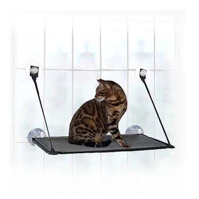 Immagine di K&amp;H Pet Cuscino da davanzale per gatto EZ Easy Window Mount Kitty Sill Cuccia a singolo piano