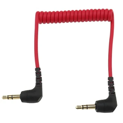 Immagine di Cavo di ricambio per Microfono da 3,5 mm, compatibile con Rode Wireless GO VideoMic 2/VideoMicro mm maschio a TRS Audio Aux Mic Cable