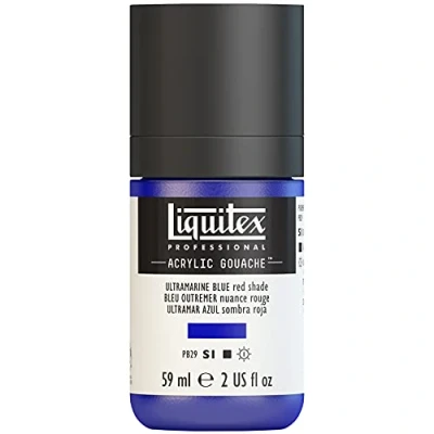 Immagine di Liquitex Acrylic Gouache Colore Acrilico Effetto 59 ml Ultramarine Blue (Red Shade)