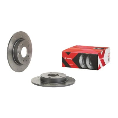 Immagine di BREMBO 08.C653.1X Disco freno 265 9 5 pieno, forato rivestito MAZDA: 3 Hatchback, CX 3, 30