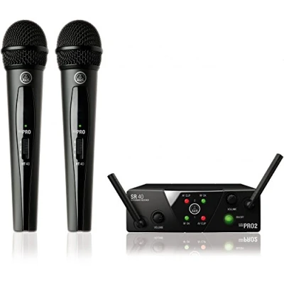 Immagine di AKG WMS40 mini 2 mix sistema microfono senza fili/strumento