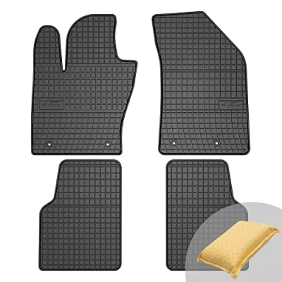 Immagine di FROGUM El Toro Set di tappetini in gomma per Jeep Compass II dal 2016 Materiale resistente Bordo protettivo 1 5, cm