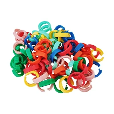 Immagine di LINKUP Cat7 26AWG Identificatore di cavo Anelli colorati 7 colori assortiti, 10 pezzi ciascuno (confezione da 70)